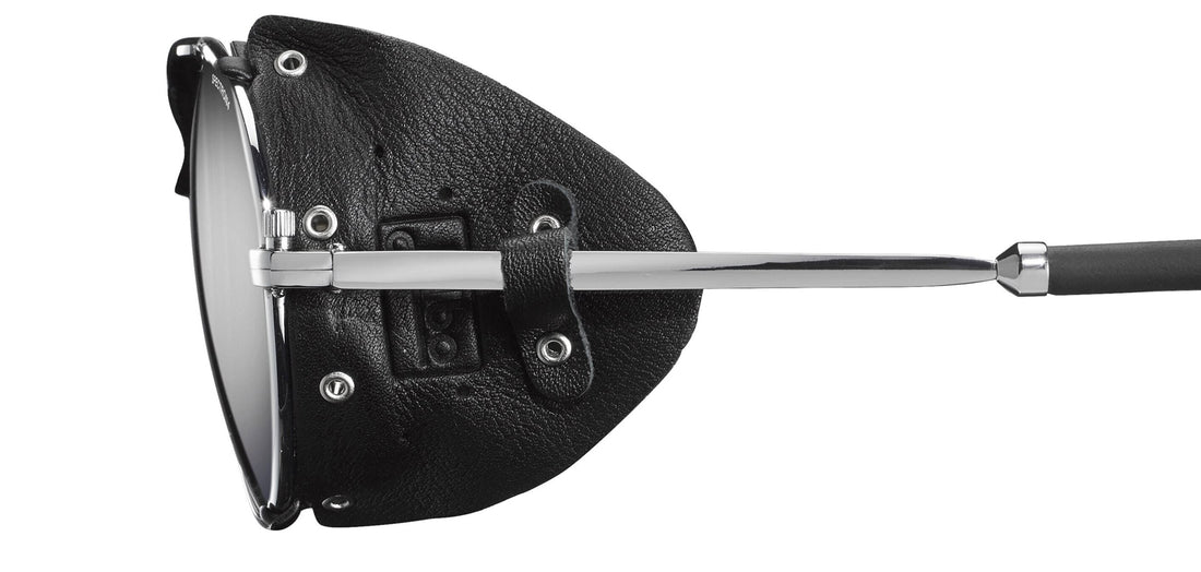 PROTECCIÓN LATERAL DE CUERO PARA CHAM - Negro
